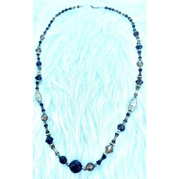 -NECKLACE vintage 1970'S brown bead - Picture 9 of 10